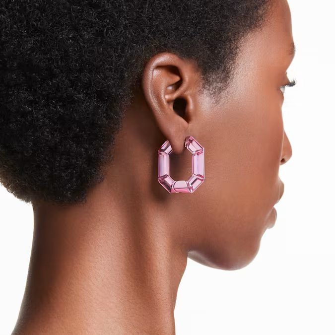 Lucent hoop earrings